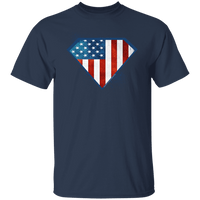 Super America T-Shirt T-Shirts Navy S 
