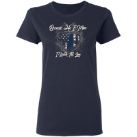 Because He Is Mine, I Walk The Line T-Shirt T-Shirts Navy S 