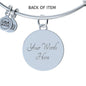 Firefighter Wife Engravable Bangle - Silver or Gold Jewelry Luxury Bangle (Silver) Yes