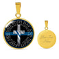 Keep Him Safe Luxury Necklace - Silver or Gold Jewelry Luxury Necklace (Gold) Yes