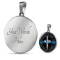 Keep Him Safe Luxury Necklace - Silver or Gold Jewelry Luxury Necklace (Silver) Yes