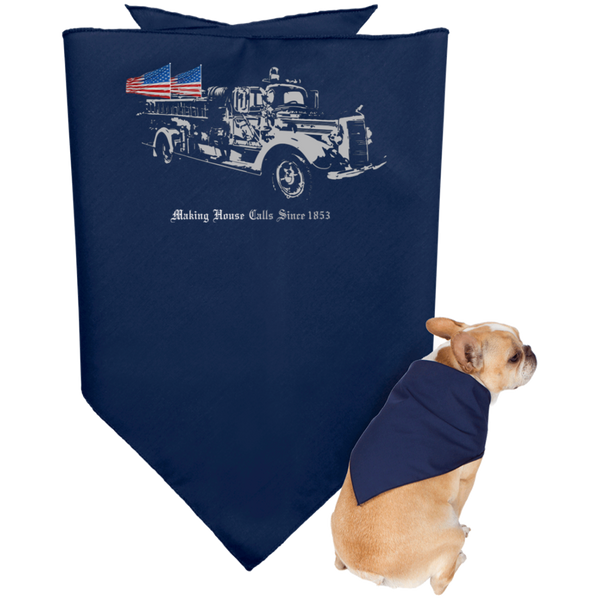 Making House Calls Since 1853 Doggie Bandana Pet Accessories Navy One Size 