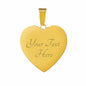Thin Red Line Engravable Heart Bangle - Silver or Gold Jewelry ShineOn Fulfillment Heart Pendant Gold Bangle Yes