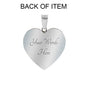 Thin Red Line Engravable Heart Bangle - Silver or Gold Jewelry ShineOn Fulfillment Heart Pendant Silver Bangle Yes