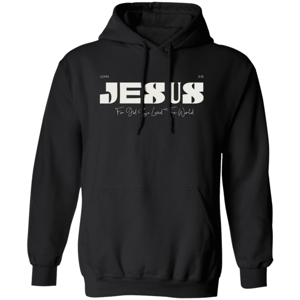 John 3:16 Hoodie Sweatshirts Black S 