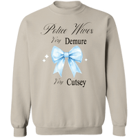 Police Wives, Very Demure Crewneck Sweatshirt Sweatshirts Sand S 