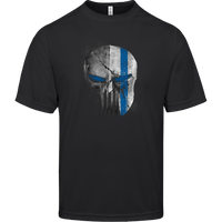 Punisher Skull Lightweight Athletic T-Shirt T-Shirts Black S 