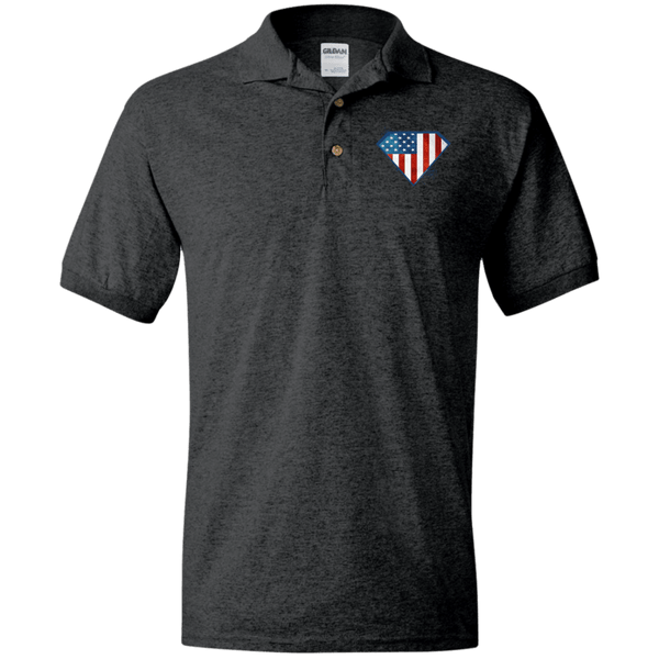 Super Americana Polo Shirt Apparel Dark Heather S 