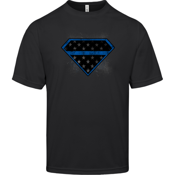 Super Police Lightweight Athletic T-Shirt T-Shirts Black S 