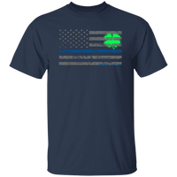 Thin Blue Line Clover T-Shirt T-Shirts Navy S 