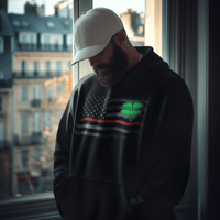 Thin Red Line Clover Hoodie Sweatshirts 