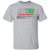 Thin Red Line Clover T-Shirt T-Shirts Sport Grey S 