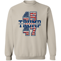Trump 45-47 Crewneck Sweatshirt Sweatshirts Sand S 