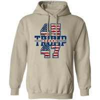 Trump 45-47 Hoodie Sweatshirts Sand S 