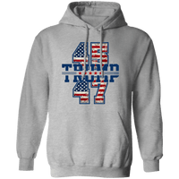 Trump 45-47 Hoodie Sweatshirts Sport Grey S 