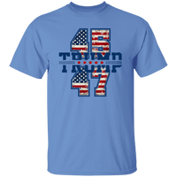 Trump 45-47 T-Shirt T-Shirts Carolina Blue S 