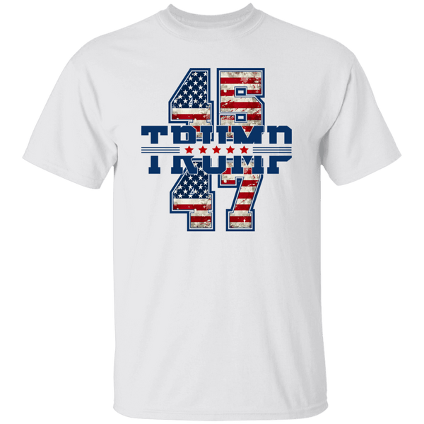 Trump 45-47 T-Shirt T-Shirts White S 