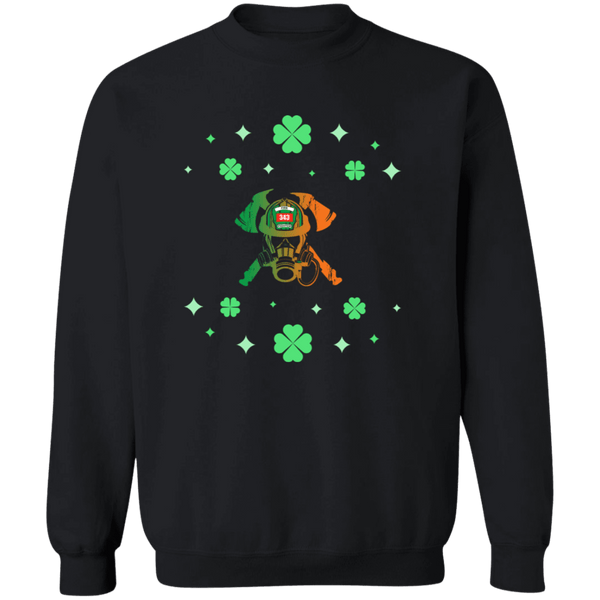 Unisex Irish Fireman Sweatshirt Sweatshirts Black S 