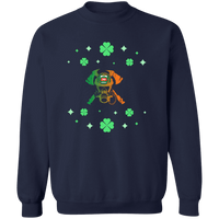 Unisex Irish Fireman Sweatshirt Sweatshirts Navy S 
