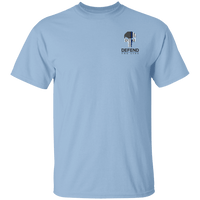 Unisex Thin Blue Line Double Sided K9 T-Shirt T-Shirts Light Blue S 