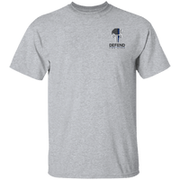 Unisex Thin Blue Line Double Sided K9 T-Shirt T-Shirts Sport Grey S 