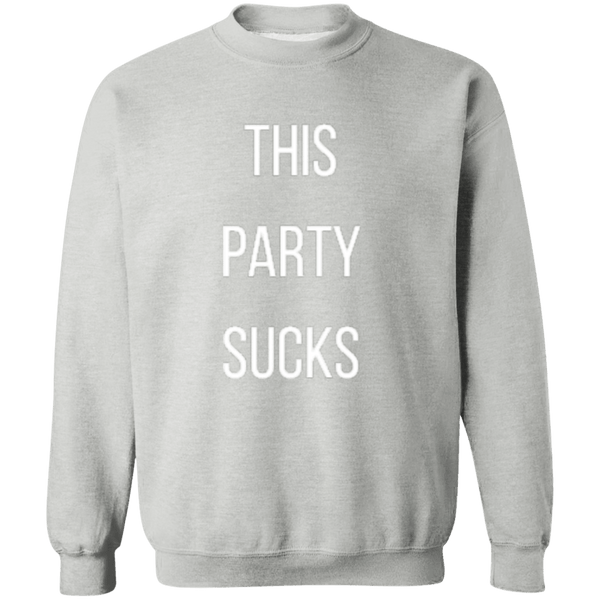 Unisex This Party Sucks Sweatshirt Sweatshirts Sport Grey S 