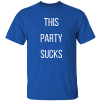 Unisex This Party Sucks T-Shirt T-Shirts Royal S 