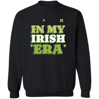 Women's In My Irish Era Sweatshirt Sweatshirts Black S 