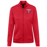 Women's RN Nurse Jacket Jackets Deep Red X-Small 