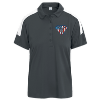 Women's Super Nurse Performance Polo Shirt Polo Shirts Iron Grey/White X-Small 