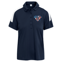 Women's Super Nurse Performance Polo Shirt Polo Shirts True Navy/White X-Small 