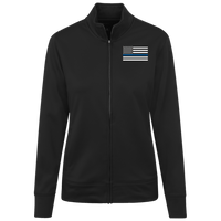 Women's Thin Blue Line Jacket Jackets Black X-Small 