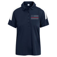 Women's Thin Red Line Performance Polo Polo Shirts True Navy/White X-Small 