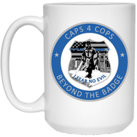 Beyond the Badge Coffee Mug Drinkware White One Size 