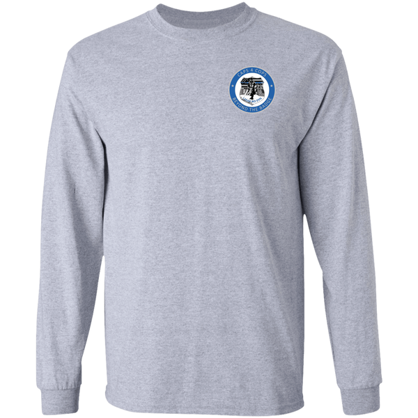 Beyond the Badge Long Sleeve Double Sided T-Shirt T-Shirts Sport Grey S 