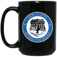 Caps4cops Beyond the Badge Black Mug Drinkware Black One Size 