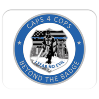 Caps4Cops Beyond the Badge Mousepad 7.75x9.25 inch 