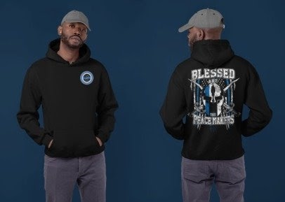 Caps4Cops Double Sided Hoodie Sweatshirts 