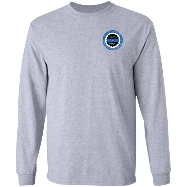 Caps4Cops Long Sleeve Double Sided T-Shirt T-Shirts Sport Grey S 