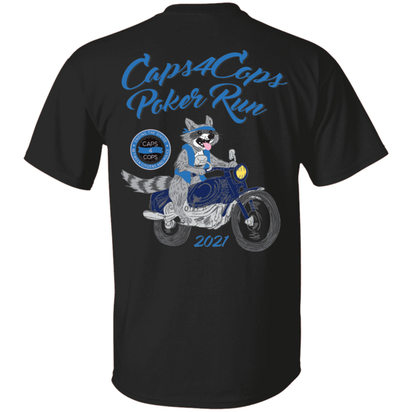 Caps4Cops Poker Run Shirt T-Shirts 