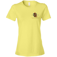 Coppershield 880 Anvil Ladies' Lightweight T-Shirt 4.5 oz T-Shirts CustomCat Spring Yellow S 