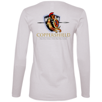 Coppershield 884L Anvil Ladies' Lightweight LS T-Shirt T-Shirts CustomCat 