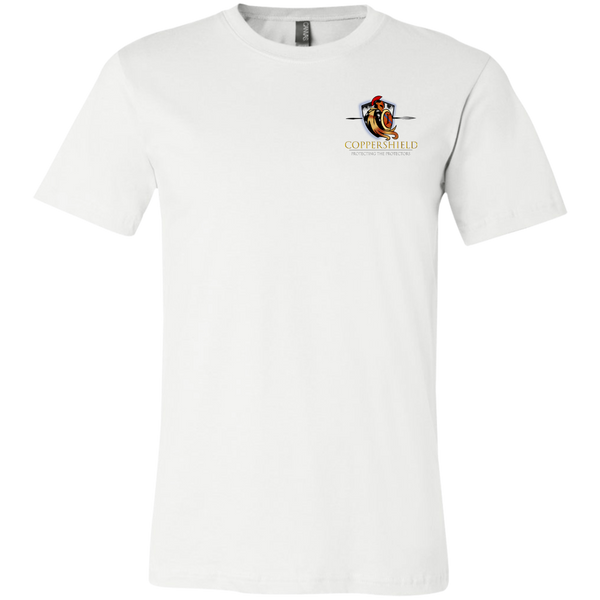 Coppershield - Bella + Canvas Unisex Jersey Short-Sleeve T-Shirt T-Shirts White X-Small 