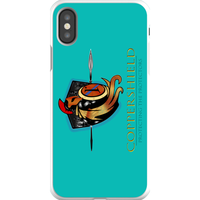 Coppershield - Blue iPhone X Phone Cases Premium Flexi Case iPhone X 