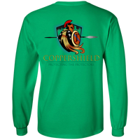 Coppershield G240 Gildan LS Ultra Cotton T-Shirt T-Shirts CustomCat 