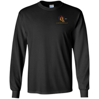 Coppershield G240 Gildan LS Ultra Cotton T-Shirt T-Shirts CustomCat Black S 