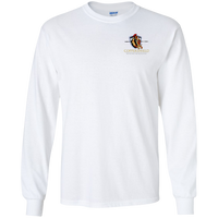 Coppershield G240 Gildan LS Ultra Cotton T-Shirt T-Shirts CustomCat White S 