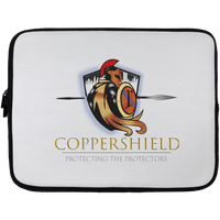 Coppershield Laptop Sleeve - 13 inch Laptop Sleeves CustomCat White One Size 