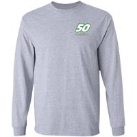 Copping Family Racing Double Sided Long-Sleeve T-Shirt T-Shirts Sport Grey S 