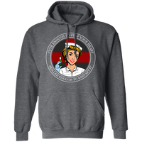 Cross Your Heart Nurse Hoodie Sweatshirts Dark Heather S 